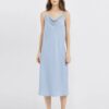 16 Momme Mulberry Silk Dress Bias Cut Sky Blue