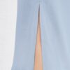 16 Momme Mulberry Silk Dress Bias Cut Sky Blue