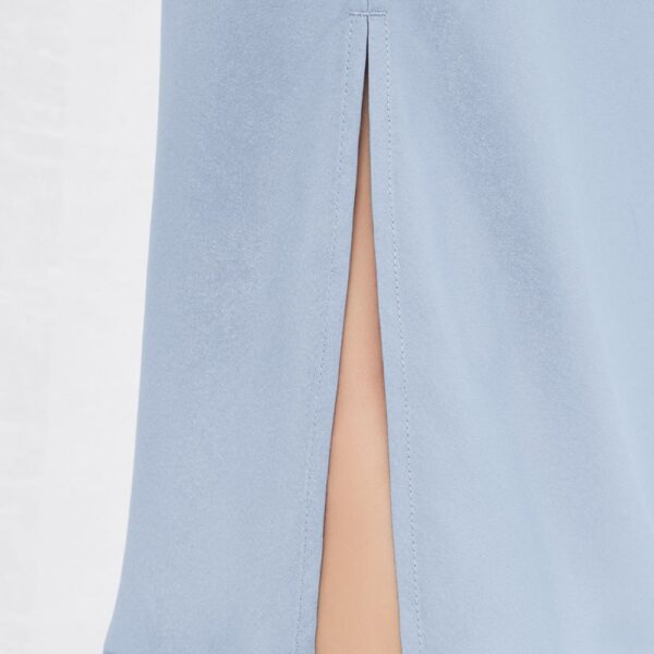 16 Momme Mulberry Silk Dress Bias Cut Sky Blue