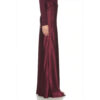 22 Momme Mulberry Silk Skirt Maxi Wine