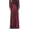 22 Momme Mulberry Silk Skirt Maxi Wine
