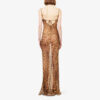 Mulberry Seidenkleid Maxi Leopard