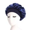 Bonnet de soie Taille personnalisée Marine Bonnet de soie Taille personnalisée Marine