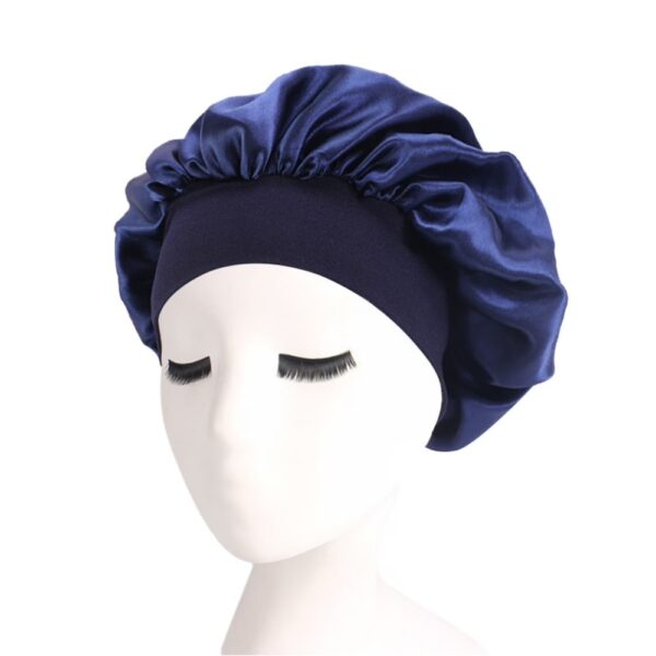 Bonnet de soie Taille personnalisée Marine Bonnet de soie Taille personnalisée Marine