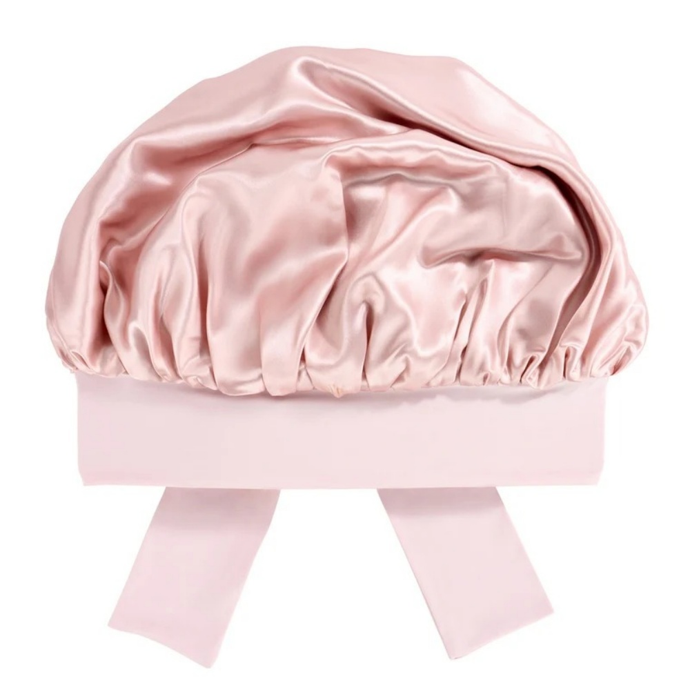 Silk Bonnet Double Layer Blush