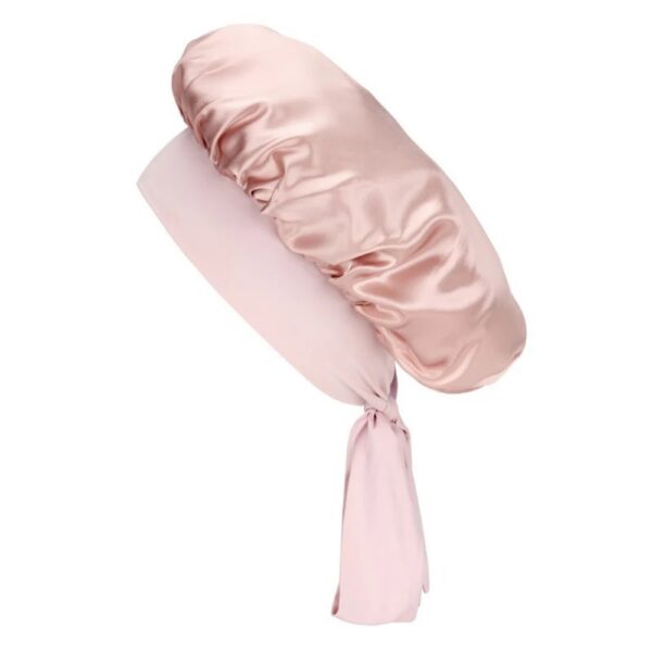 Silk Bonnet Double Layer Blush