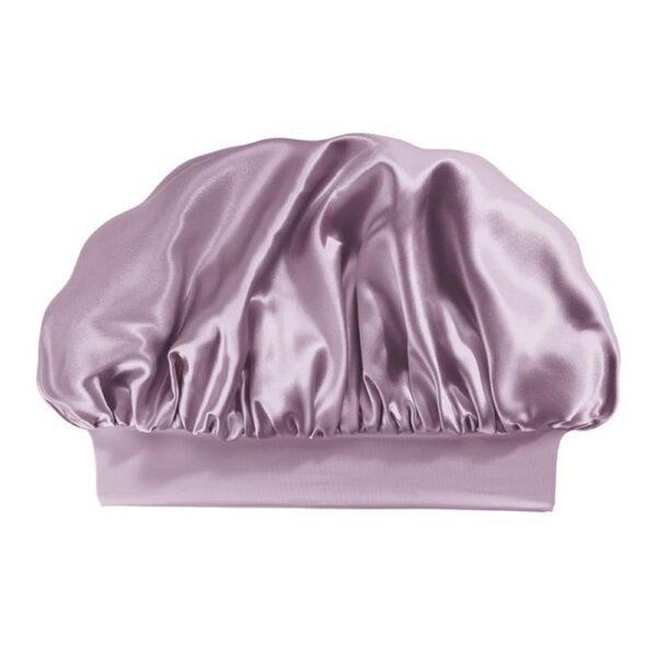Silk Bonnet Elastic Edge Rose