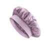 Silk Bonnet Elastic Edge Rose