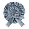 Silk Bonnet Elastic Edge Sky Blue
