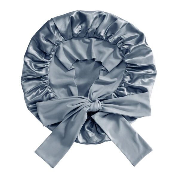 Silk Bonnet Elastic Edge Sky Blue