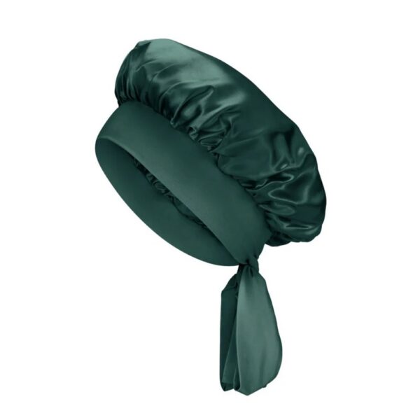 Bonnet di seta a fascia larga Salvia