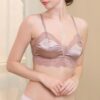 Silk Bra Panty Set Stretch Fit Blush Silk Bra Panty Set Stretch Fit Blush