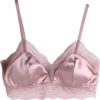 Silk Bra Panty Set Stretch Fit Blush Silk Bra Panty Set Stretch Fit Blush