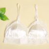 Silk Bralette Set Wireless Ivory Supplier