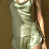 Conjunto Cami Seda Correa Ajustable Sage Conjunto Cami Seda Correa Ajustable Sage