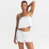 Conjunto Cami Shorts Seda Corte Bies Marfil Conjunto Cami Shorts Seda Corte Bies Marfil