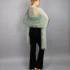 Silk Cover Up Lightweight Sage Silk Cover Up Lightweight Sage