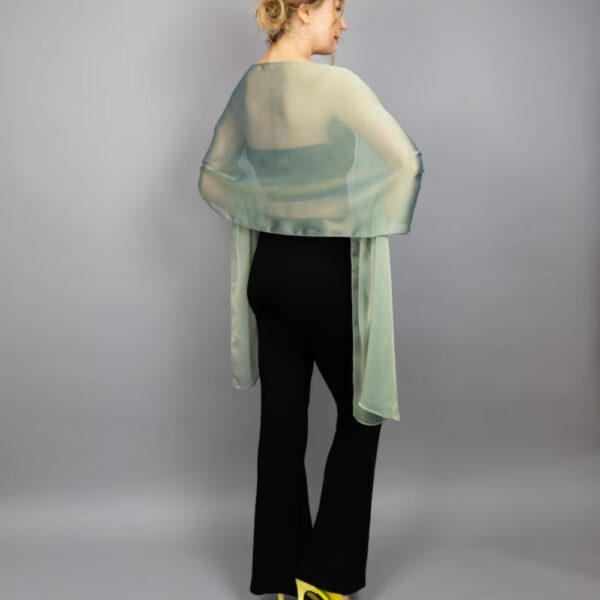 Silk Cover Up Lightweight Sage Silk Cover Up Lightweight Sage