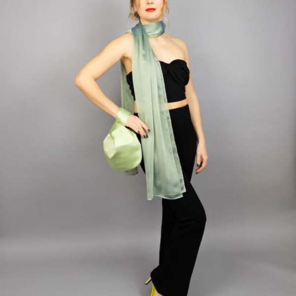 Silk Cover Up Lightweight Sage Silk Cover Up Lightweight Sage
