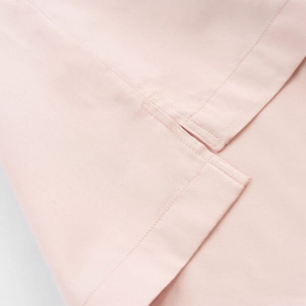 Silk Cover Up Open Front Blush
