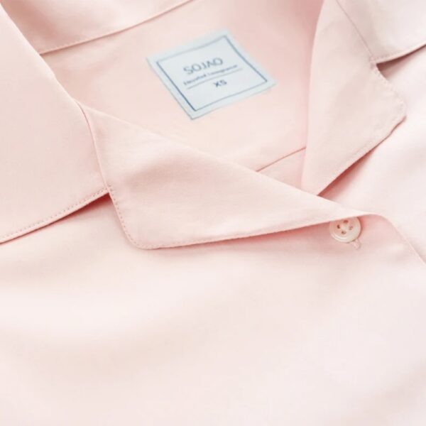 Silk Cover Up Open Front Blush