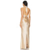 Silk Dress Bias Cut Champagne Silk Dress Bias Cut Champagne