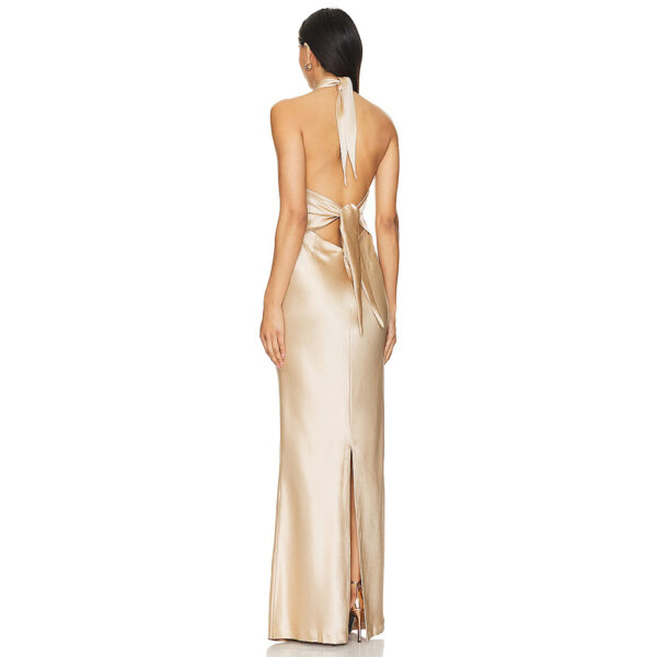 Silk Dress Bias Cut Champagne Silk Dress Bias Cut Champagne
