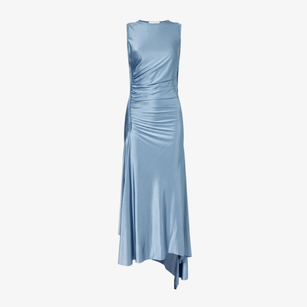 Silk Dress Bias Cut Sky Blue