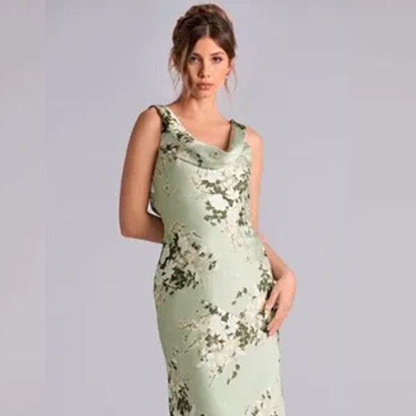 Seidenkleid Maxi Floral
