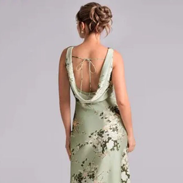 Seidenkleid Maxi Floral