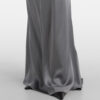 Silk Dress Midi Silver
