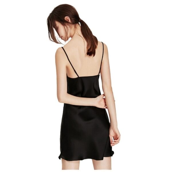 Seidenkleid Slip Schwarz Verkäufer Seidenkleid Slip Schwarz Verkäufer