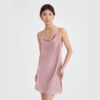 Silk Dress Slip Rose