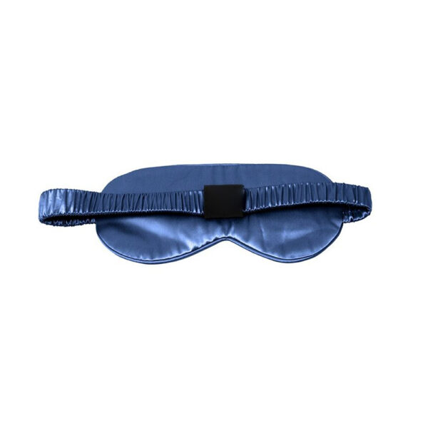 Seiden-Augenmaske Cooling Navy