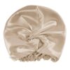Impacco per capelli in seta a doppio strato con perle Impacco per capelli in seta a doppio strato con perle