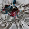 Seiden-Haarwickel Langes Haar Floral Seiden-Haarwickel Langes Haar Floral