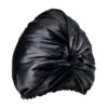 Seidenhaarwickel Twist Front Schwarz