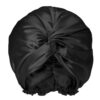 Seidenhaarwickel Twist Front Schwarz