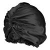 Seidenhaarwickel Twist Front Schwarz