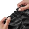 Seidenhaarwickel Twist Front Schwarz