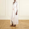 Silk Kimono Robe Longline Pearl Silk Kimono Robe Longline Pearl