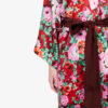 Kimono de seda con estampado rosa