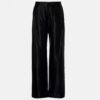 Seta Lounge Bottoms con coulisse Nero