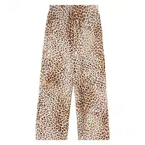 Seta Lounge Bottoms con coulisse Leopardo