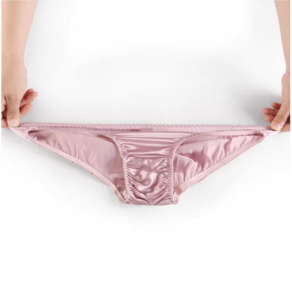 Braguitas de seda Mid Rise Rose Braguitas de seda Mid Rise Rose