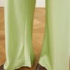 Seidenhosen Knöchellang Salbei Seidenhosen Knöchellang Salbei