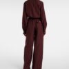 Pantaloni di seta con coulisse Vino Pantaloni di seta con coulisse Vino