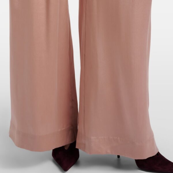 Silk Pants High Rise Blush Silk Pants High Rise Blush