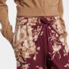 Silk Pants High Rise Floral