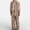 Silk Pants Straight Leg Floral Silk Pants Straight Leg Floral